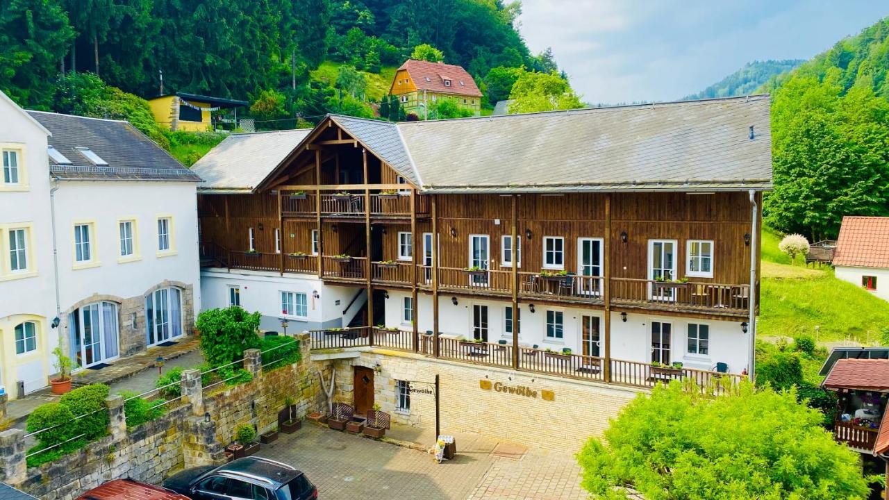 Hotel Erbgericht Bad Schandau Exteriér fotografie